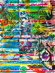 Marcin Wolski - Akryl na płótnie Wyścigi Łodzi żaglowych