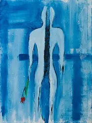 Marcin Wolski - Akryl na płótnie  Nauka kompromisu