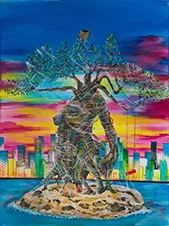 Marcin Wolski - Akryl na płótnie  