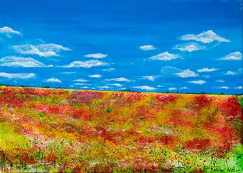 Marcin Wolski - Akryl na płótnie Maki 