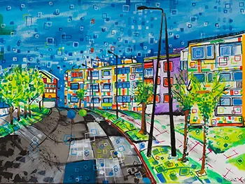 Marcin Wolski - Akryl na płótnie