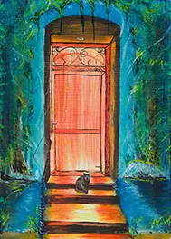 Marcin Wolski - Akryl na płótnie Strażnik pokoju