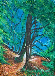 Marcin Wolski - Akryl na płótnie Cieszyno