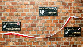 Odsłonięcie Pomnika Poległych w Służbie RP - Węgorzyno 19 lipca 2015r.