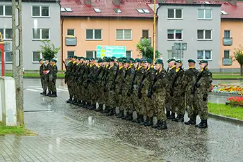 Odsłonięcie Pomnika Poległych w Służbie RP - Węgorzyno 19 lipca 2015r.