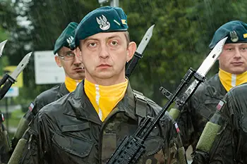 Odsłonięcie Pomnika Poległych w Służbie RP - Węgorzyno 19 lipca 2015r.