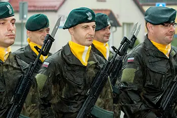 Odsłonięcie Pomnika Poległych w Służbie RP - Węgorzyno 19 lipca 2015r.