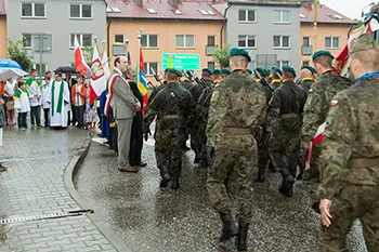 Odsłonięcie Pomnika Poległych w Służbie RP - Węgorzyno 19 lipca 2015r.