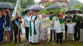 Odsłonięcie Pomnika Poległych w Służbie RP - Węgorzyno 19 lipca 2015r.