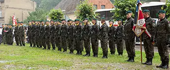 Odsłonięcie Pomnika Poległych w Służbie RP - Węgorzyno 19 lipca 2015r.