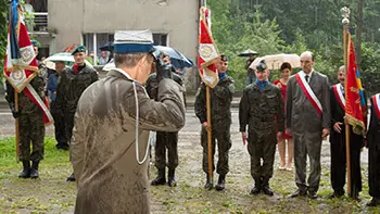 Odsłonięcie Pomnika Poległych w Służbie RP - Węgorzyno 19 lipca 2015r.