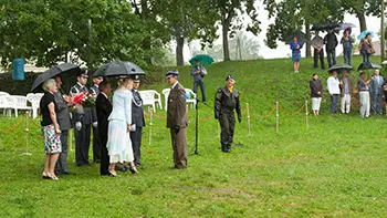 Odsłonięcie Pomnika Poległych w Służbie RP - Węgorzyno 19 lipca 2015r.