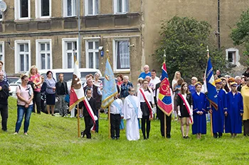 Uroczystość  pod Pomnikiem Poległych w Służbie RP