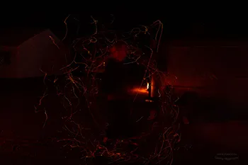 Pokaz tańca z ogniem