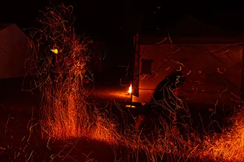 Pokaz tańca z ogniem