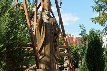 Runowo Pomorskie - Pomnik Jana Pawła II