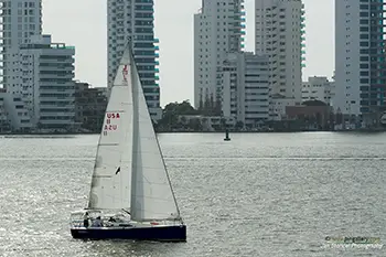 Łódź żaglowa - Morze Karaibskie - Cartagena Kolumbia