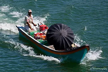 Łódź transportowa - Morze Karaibskie - Cartagena Kolumbia