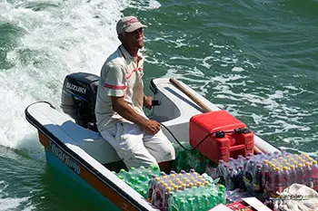 Łódź transportowa - Morze Karaibskie - Cartagena Kolumbia