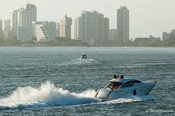 Szybka łódź luksusowa - Morze Karaibskie - Cartagena Kolumbia