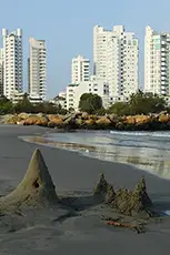 Colombia - Cartagena de Indias - plaża Castillogrande