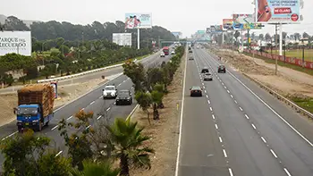 Peru - Lima. Pan-American Highway
