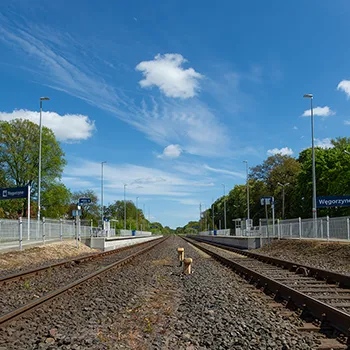 Węgorzyno - przystanek kolejowy.