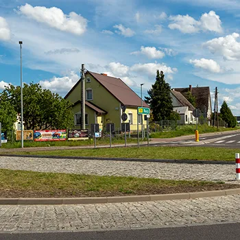 Węgorzyno Rondo ul. Podgórna - DK20