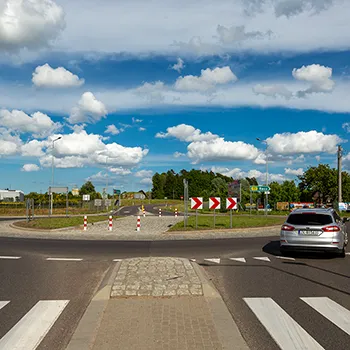 Węgorzyno Rondo ul. Podgórna - DK20